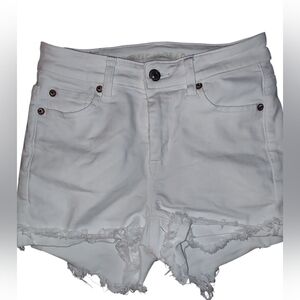 American Eagle Outfitters Next Level Stretch Women's White Denim  Shorts Size 0
